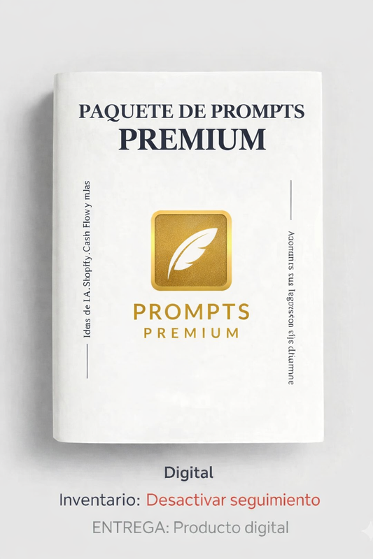 Paquete de Prompts Premium para Ganar Más Rápido
